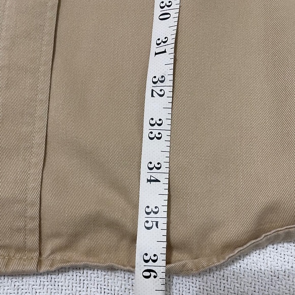 Carhartt Heavyweight Twill Work Shirt Jacket Shacket XXL Like New Tan Khaki Men - Picture 8 of 8